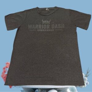 Warrior Dash Conquerer T-shirt Color Gray Size M.